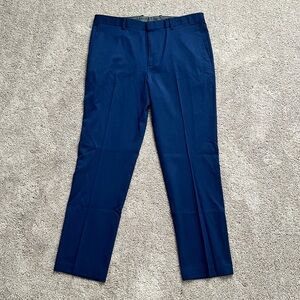 The Tie Bar Men's Deep Blue Dress Pants